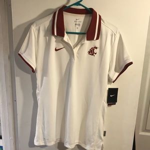 NWT Nike WSU Cougars polo